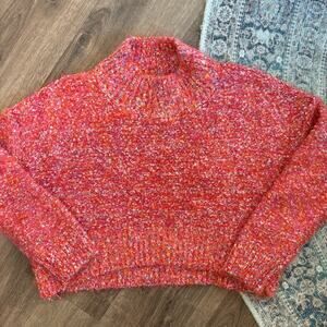 Free People Star Dust Pullover Mock Neck Sweater